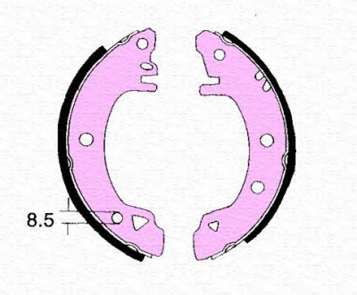 MAGNETI MARELLI 360219196267 -  Тормозные колодки